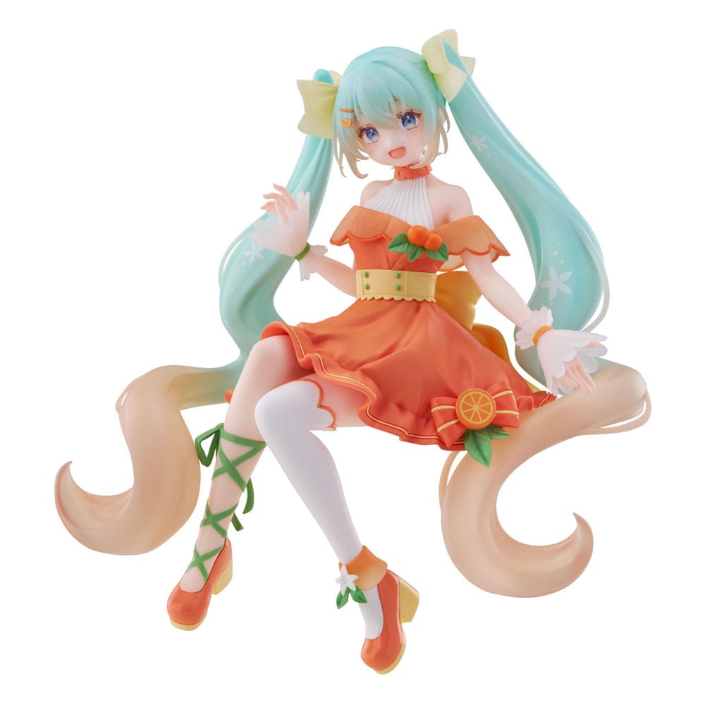 Hatsune Miku Noodle Stopper PVC Statue Hatsune Miku Citrus Ver. 14 cm  - Versand: 7 Tage nach Bestellung