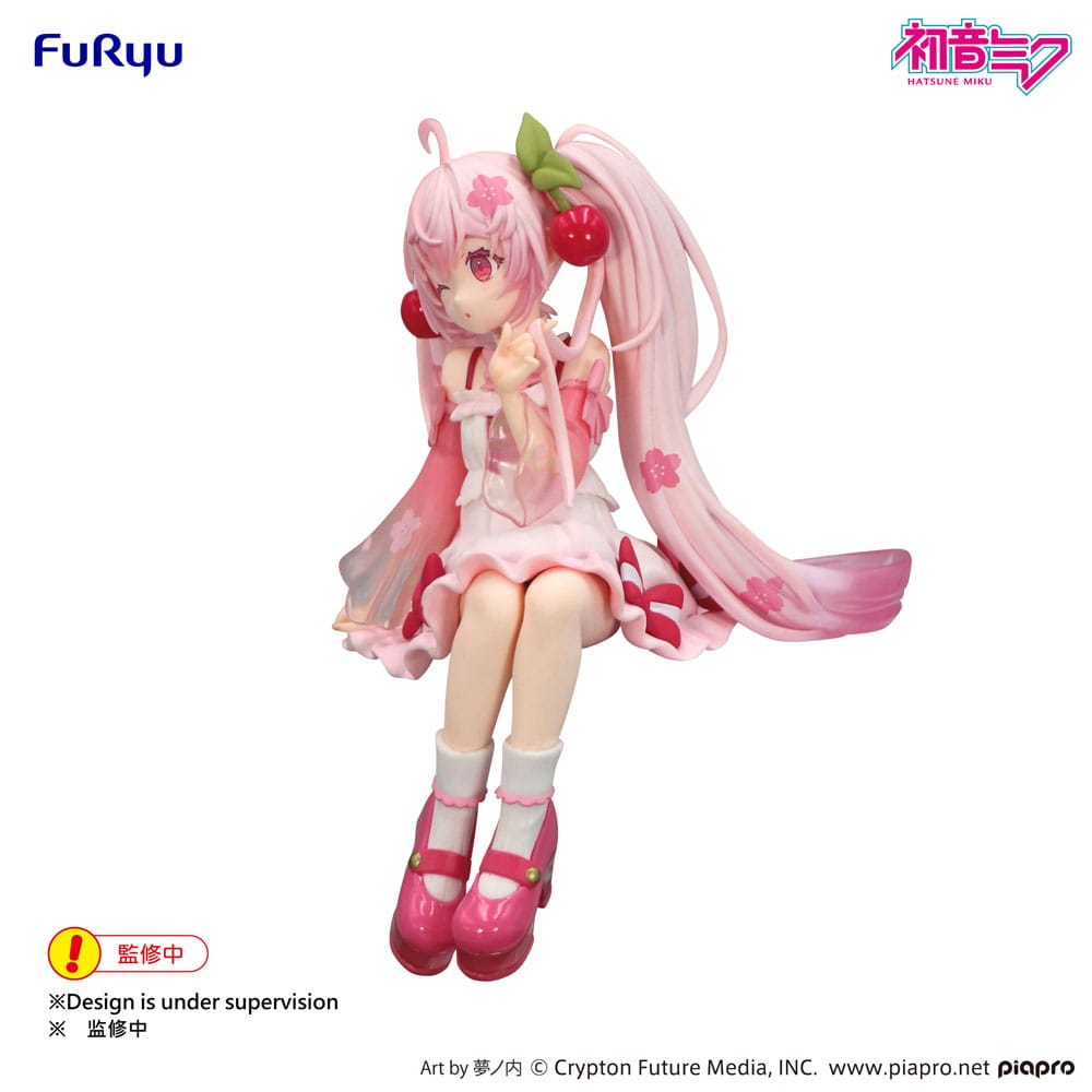 Hatsune Miku Noodle Stopper PVC Statue Sakura Miku 2025 Wink Ver. 14 cm   - Preorder - ETA: 25.06.2026