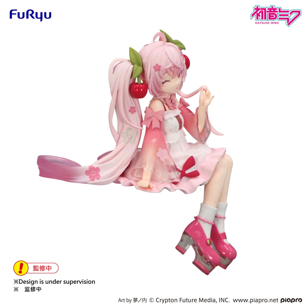 Hatsune Miku Noodle Stopper PVC Statue Sakura Miku 2025 Wink Ver. 14 cm   - Preorder - ETA: 25.06.2026