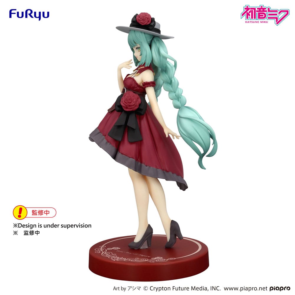 Hatsune Miku Trio-Try-iT PVC Statue Hatsune Miku Outing Dress Red Color Ver. 19 cm  - Preorder - ETA: 25.06.2026