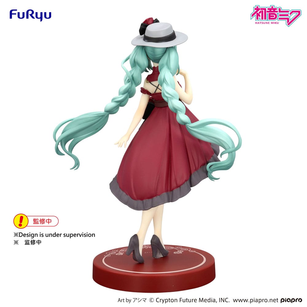 Hatsune Miku Trio-Try-iT PVC Statue Hatsune Miku Outing Dress Red Color Ver. 19 cm  - Preorder - ETA: 25.06.2026