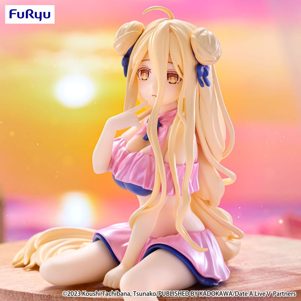 Date A Live V Noodle Stopper PVC Statue Mukuro Hoshimiya Swimsuit Pastel Pink Color Ver. 13 cm     - Preorder - ETA: 30.07.2026