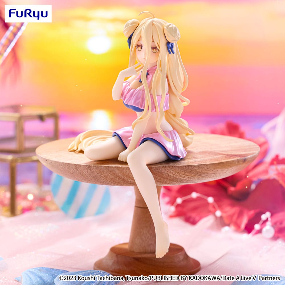 Date A Live V Noodle Stopper PVC Statue Mukuro Hoshimiya Swimsuit Pastel Pink Color Ver. 13 cm     - Preorder - ETA: 30.07.2026
