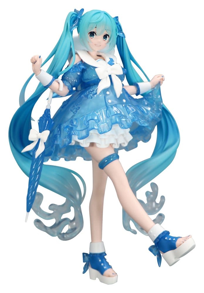 Hatsune Miku Trio-Try-iT PVC Statue Miku Rainy Dance 19 cm - Versand: 7 Tage nach Bestellung