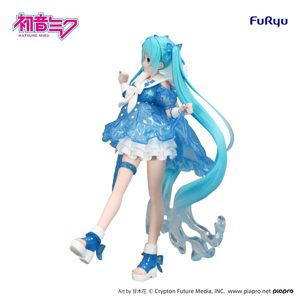 Hatsune Miku Trio-Try-iT PVC Statue Miku Rainy Dance 19 cm - Versand: 7 Tage nach Bestellung
