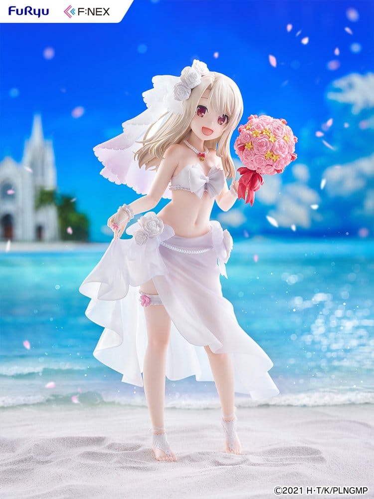 Fate/kaleid liner Prisma Illya: Licht - The Nameless Girl F:NEX PVC Figur 1/7 Illyasviel von Einzbern Wedding Swimsuit Ver. 21 cm - Preorder - ETA: 25.03.2027