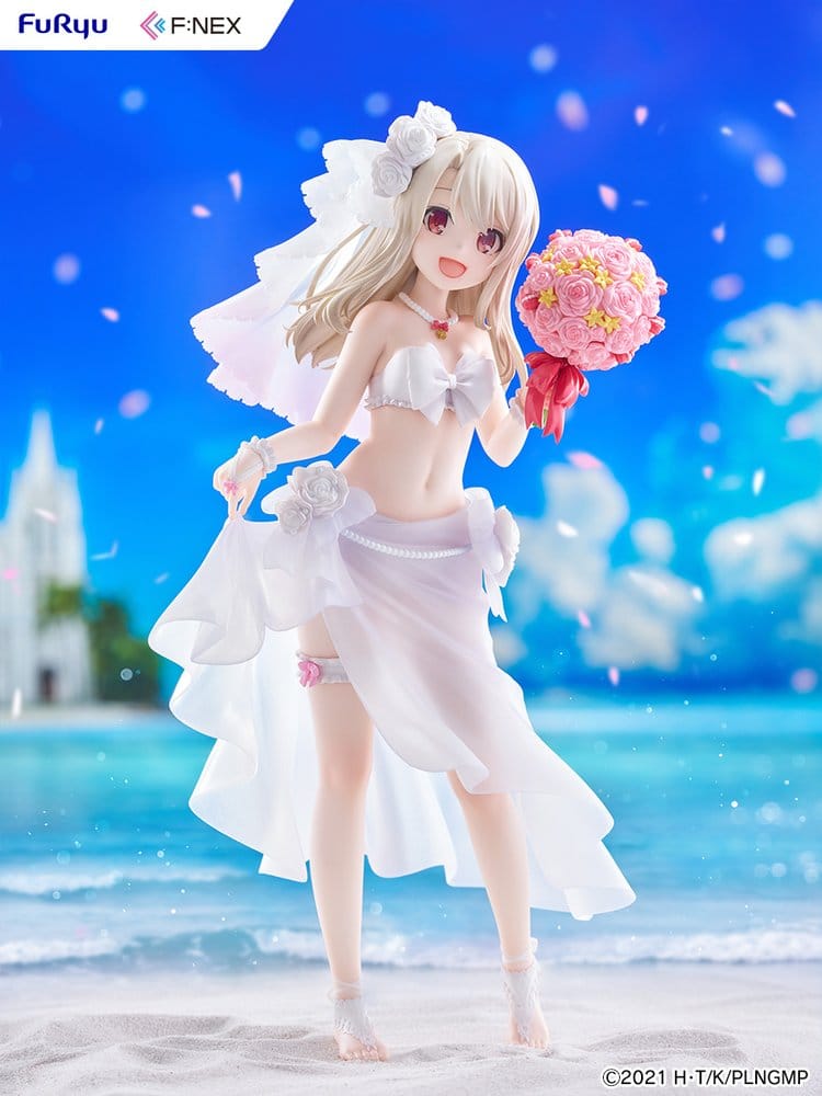 Fate/kaleid liner Prisma Illya: Licht - The Nameless Girl F:NEX PVC Figur 1/7 Illyasviel von Einzbern Wedding Swimsuit Ver. 21 cm - Preorder - ETA: 25.03.2027