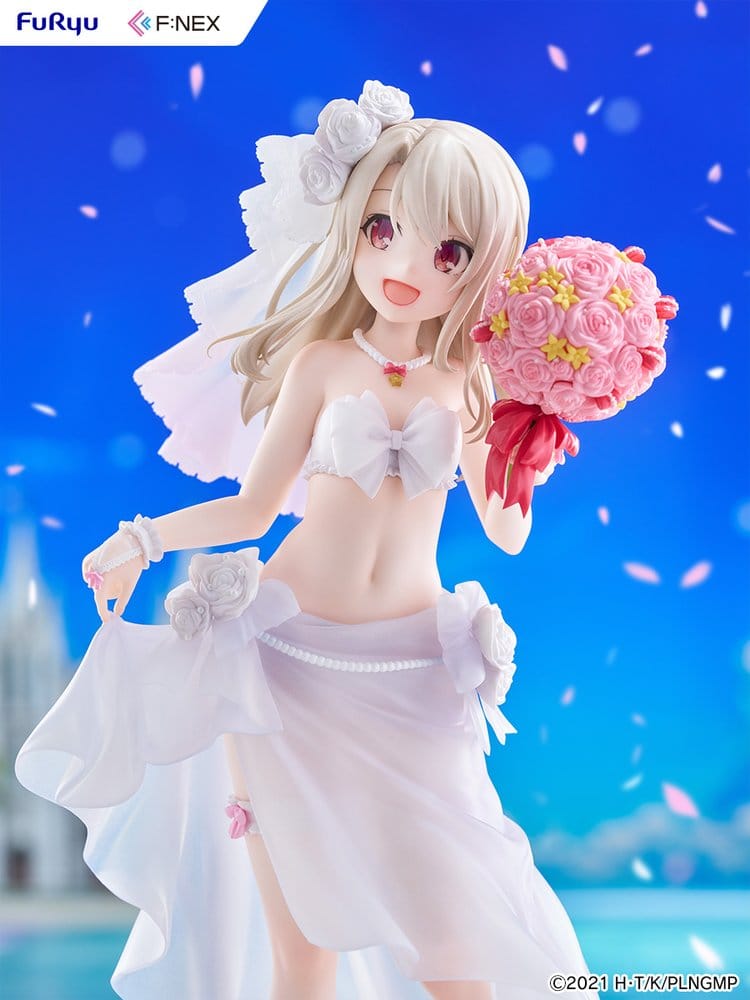 Fate/kaleid liner Prisma Illya: Licht - The Nameless Girl F:NEX PVC Figur 1/7 Illyasviel von Einzbern Wedding Swimsuit Ver. 21 cm - Preorder - ETA: 25.03.2027