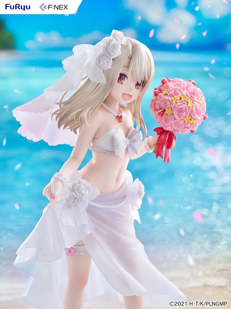 Fate/kaleid liner Prisma Illya: Licht - The Nameless Girl F:NEX PVC Figur 1/7 Illyasviel von Einzbern Wedding Swimsuit Ver. 21 cm - Preorder - ETA: 25.03.2027
