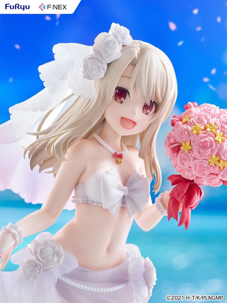 Fate/kaleid liner Prisma Illya: Licht - The Nameless Girl F:NEX PVC Figur 1/7 Illyasviel von Einzbern Wedding Swimsuit Ver. 21 cm - Preorder - ETA: 25.03.2027