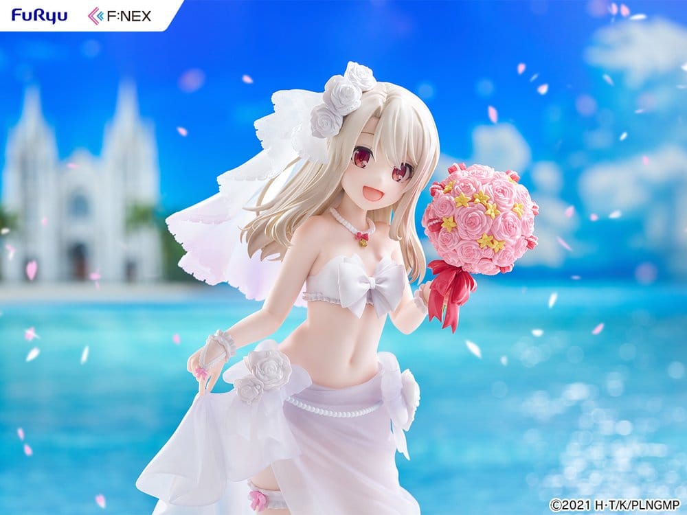 Fate/kaleid liner Prisma Illya: Licht - The Nameless Girl F:NEX PVC Figur 1/7 Illyasviel von Einzbern Wedding Swimsuit Ver. 21 cm - Preorder - ETA: 25.03.2027