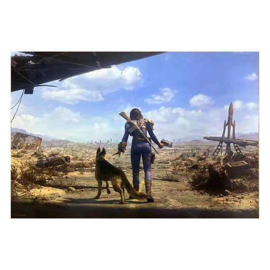 Fallout 4 Kunstdruck Neighborhood Patrol 30 x 40 cm - ungerahmt - Versand: 5-7 Tage nach Bestellung