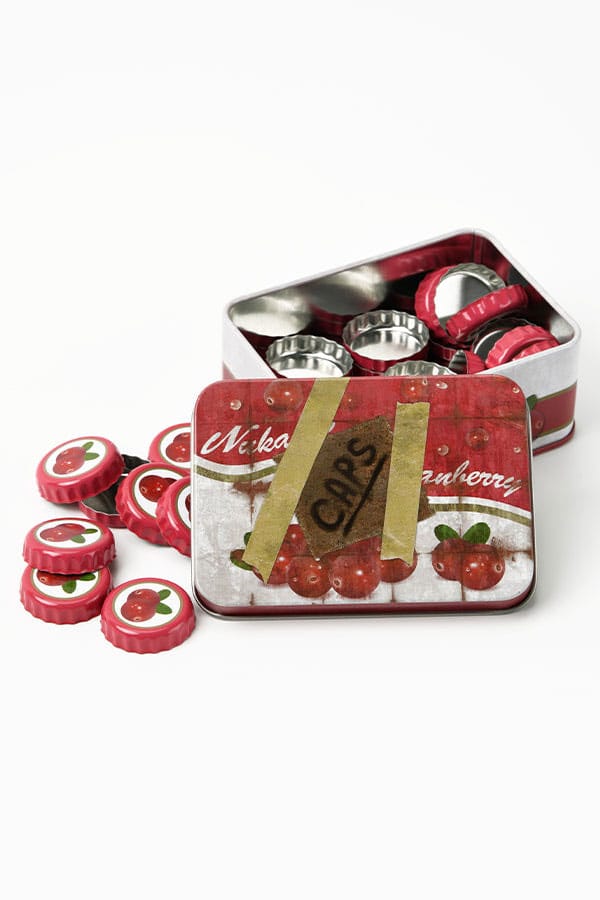 Fallout Bottle Caps Series Collectible Tin Nuka Cranberry 10 cm - Versand: 7 Tage nach Bestellung