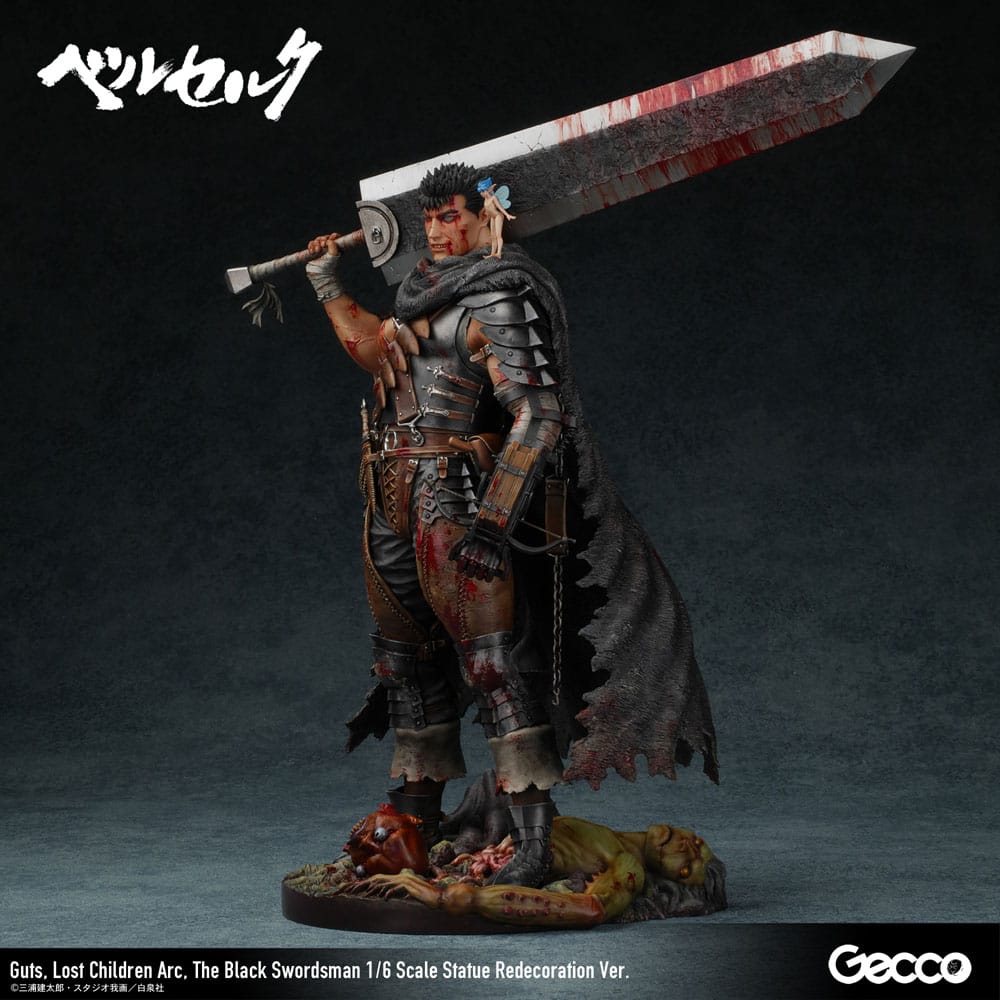Berserk Statue 1/6 Guts Lost Children Arc The Black Swordsman Redecoration Ver. 38 cm  - Versand: 7 Tage nach Bestellung