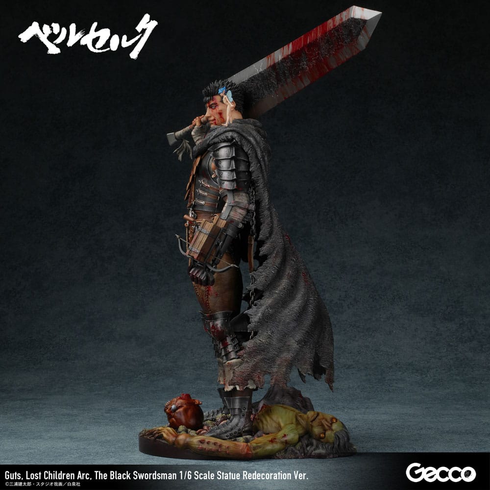 Berserk Statue 1/6 Guts Lost Children Arc The Black Swordsman Redecoration Ver. 38 cm  - Versand: 7 Tage nach Bestellung