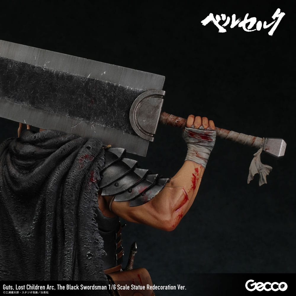 Berserk Statue 1/6 Guts Lost Children Arc The Black Swordsman Redecoration Ver. 38 cm  - Versand: 7 Tage nach Bestellung