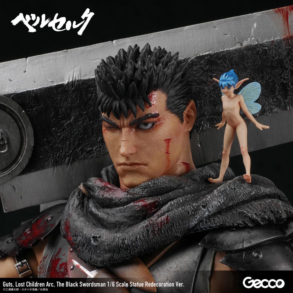 Berserk Statue 1/6 Guts Lost Children Arc The Black Swordsman Redecoration Ver. 38 cm  - Versand: 7 Tage nach Bestellung