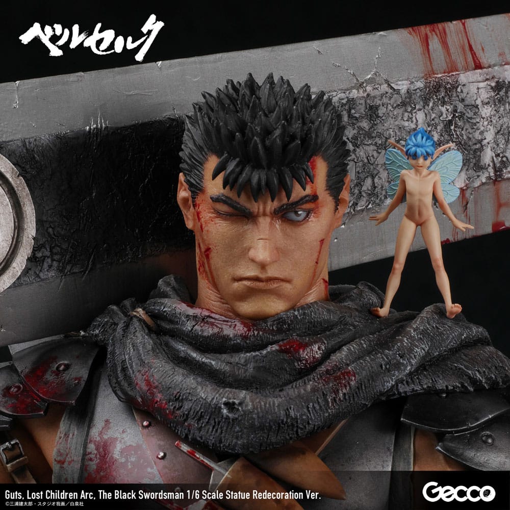 Berserk Statue 1/6 Guts Lost Children Arc The Black Swordsman Redecoration Ver. 38 cm  - Versand: 7 Tage nach Bestellung