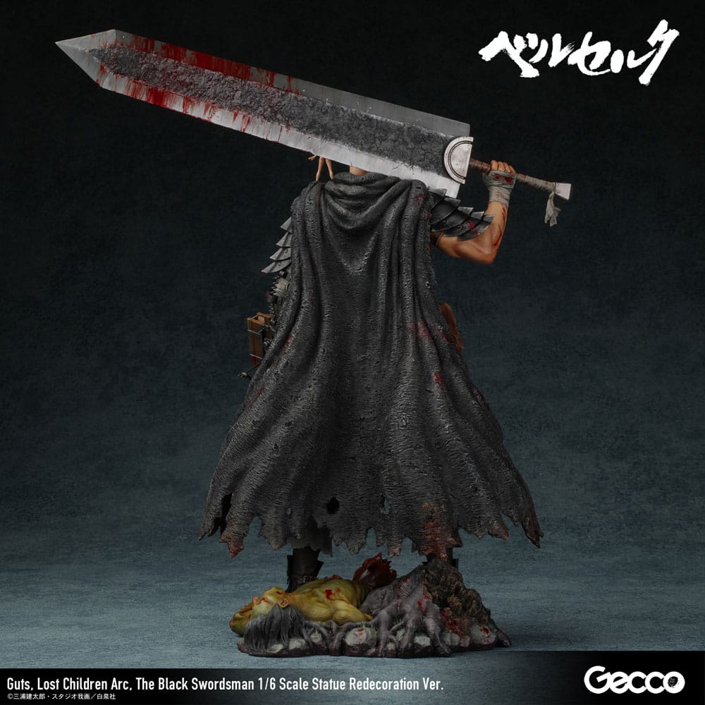 Berserk Statue 1/6 Guts Lost Children Arc The Black Swordsman Redecoration Ver. 38 cm  - Versand: 7 Tage nach Bestellung
