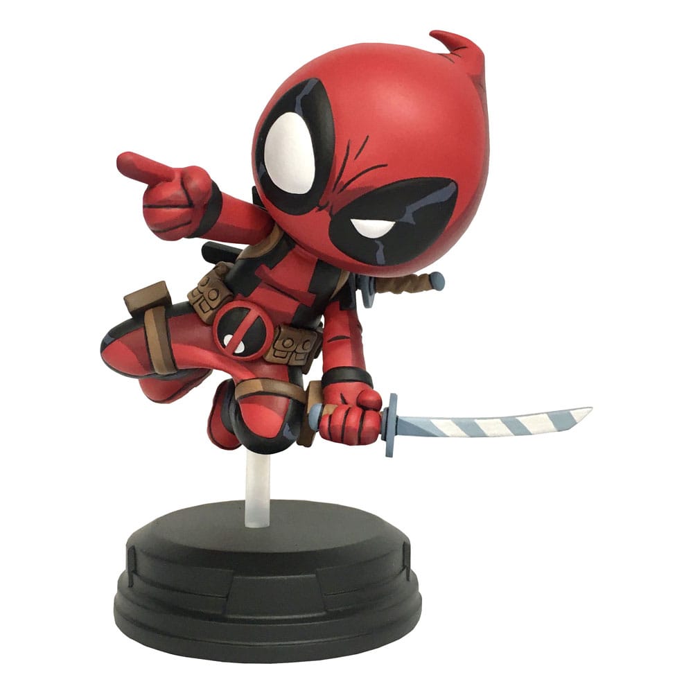 Marvel Animated Statue Deadpool (Jumping) 18 cm - Versand: 5-7 Tage nach Bestellung