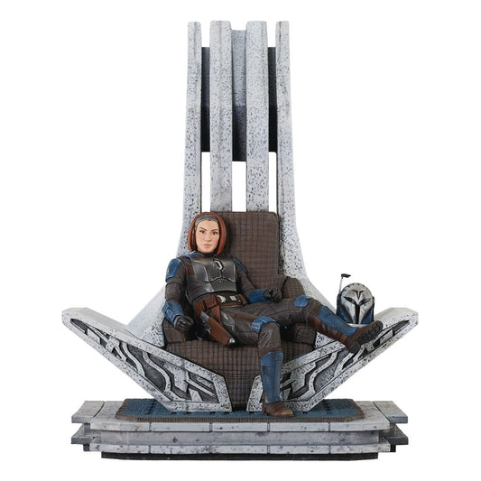 Star Wars: The Mandalorian Premier Collection Statue 1/7 Bo-Katan Kryze on Throne 35 cm - Preorder - ETA: Ende 12.2024