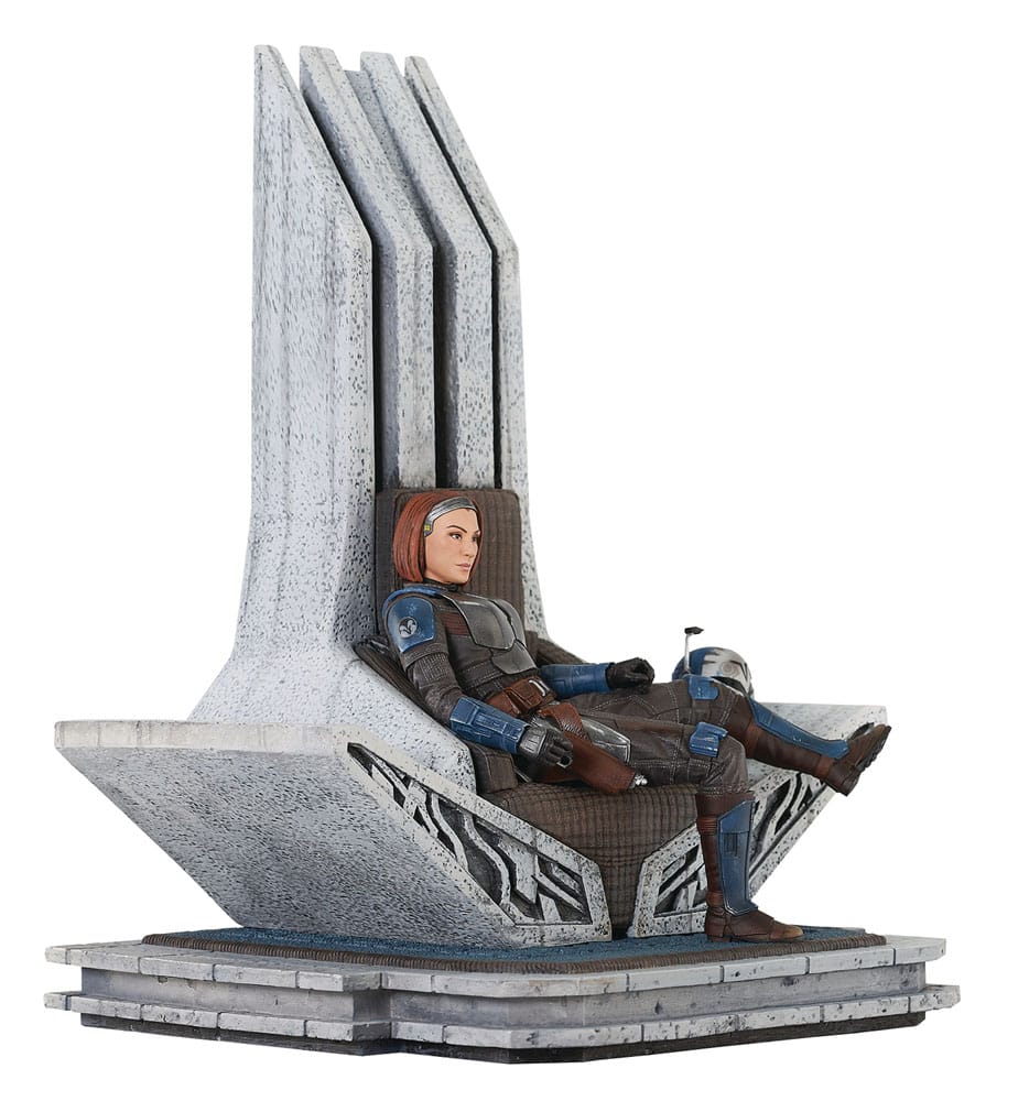 Star Wars: The Mandalorian Premier Collection Statue 1/7 Bo-Katan Kryze on Throne 35 cm - Preorder - ETA: Ende 12.2024