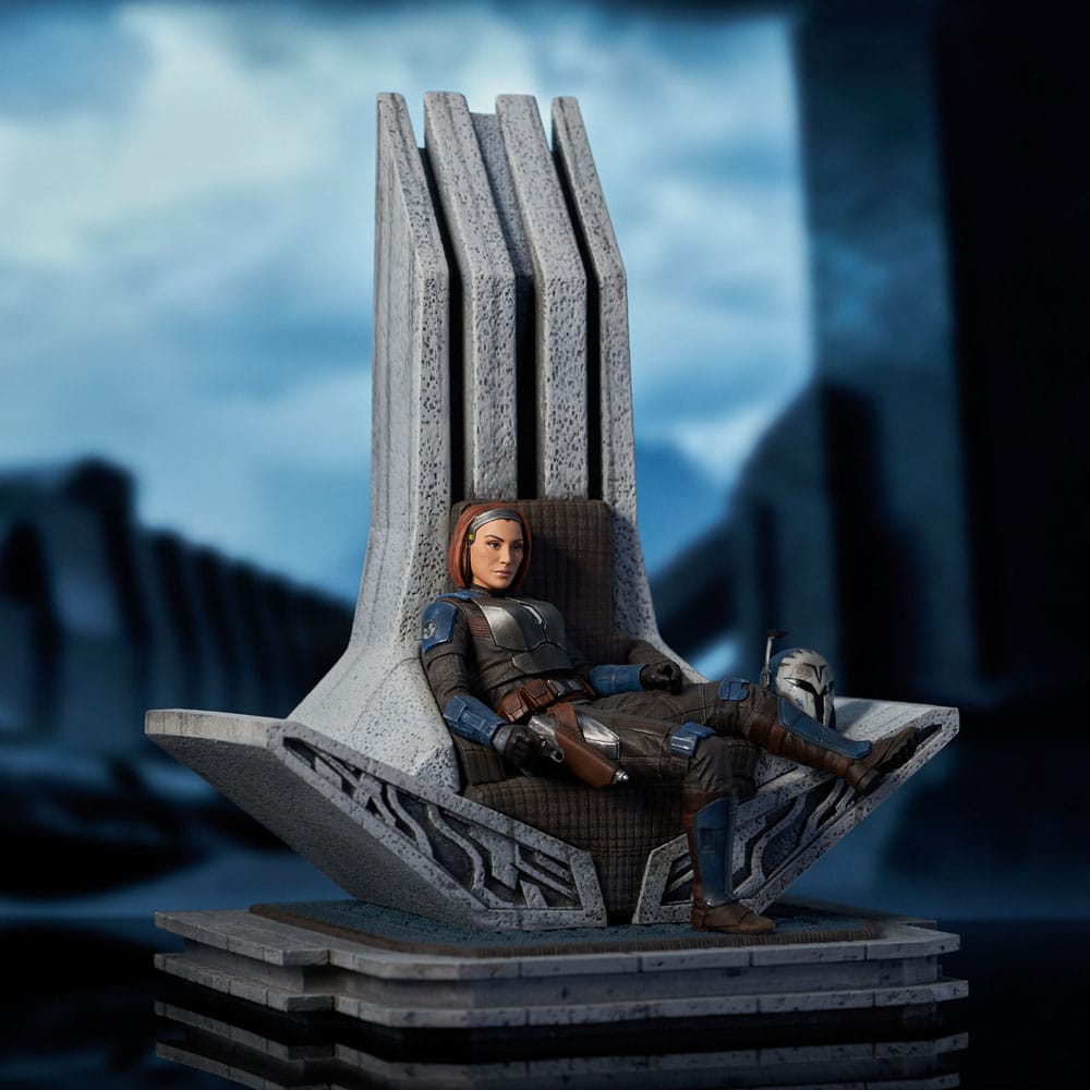 Star Wars: The Mandalorian Premier Collection Statue 1/7 Bo-Katan Kryze on Throne 35 cm - Preorder - ETA: Ende 12.2024