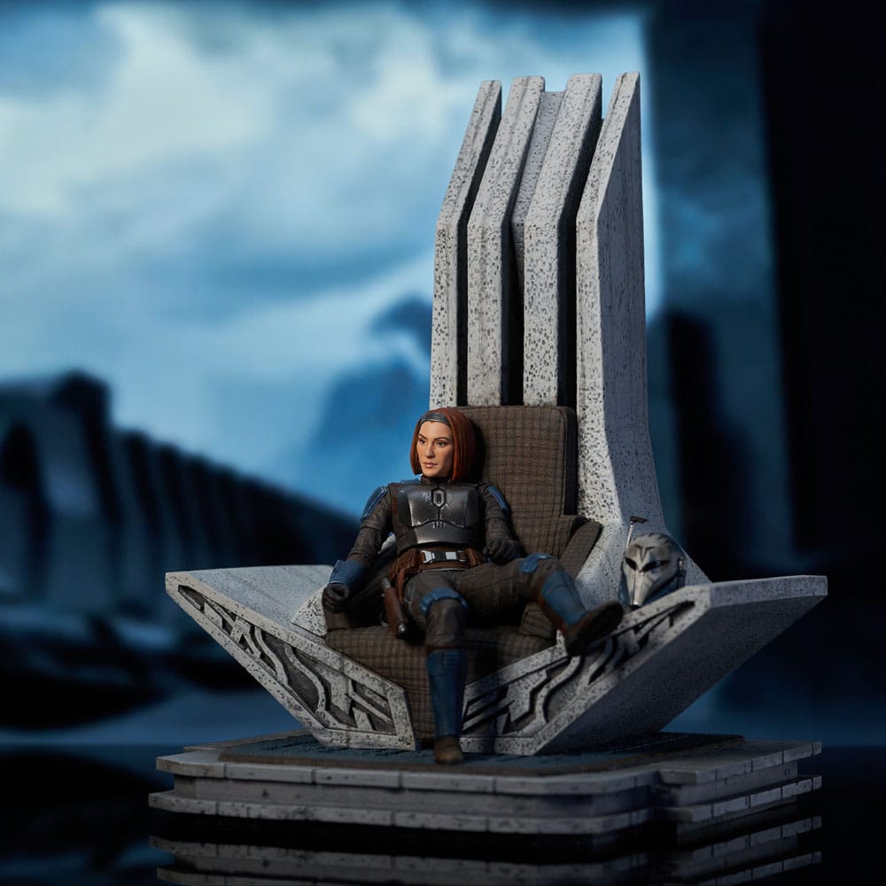 Star Wars: The Mandalorian Premier Collection Statue 1/7 Bo-Katan Kryze on Throne 35 cm - Preorder - ETA: Ende 12.2024