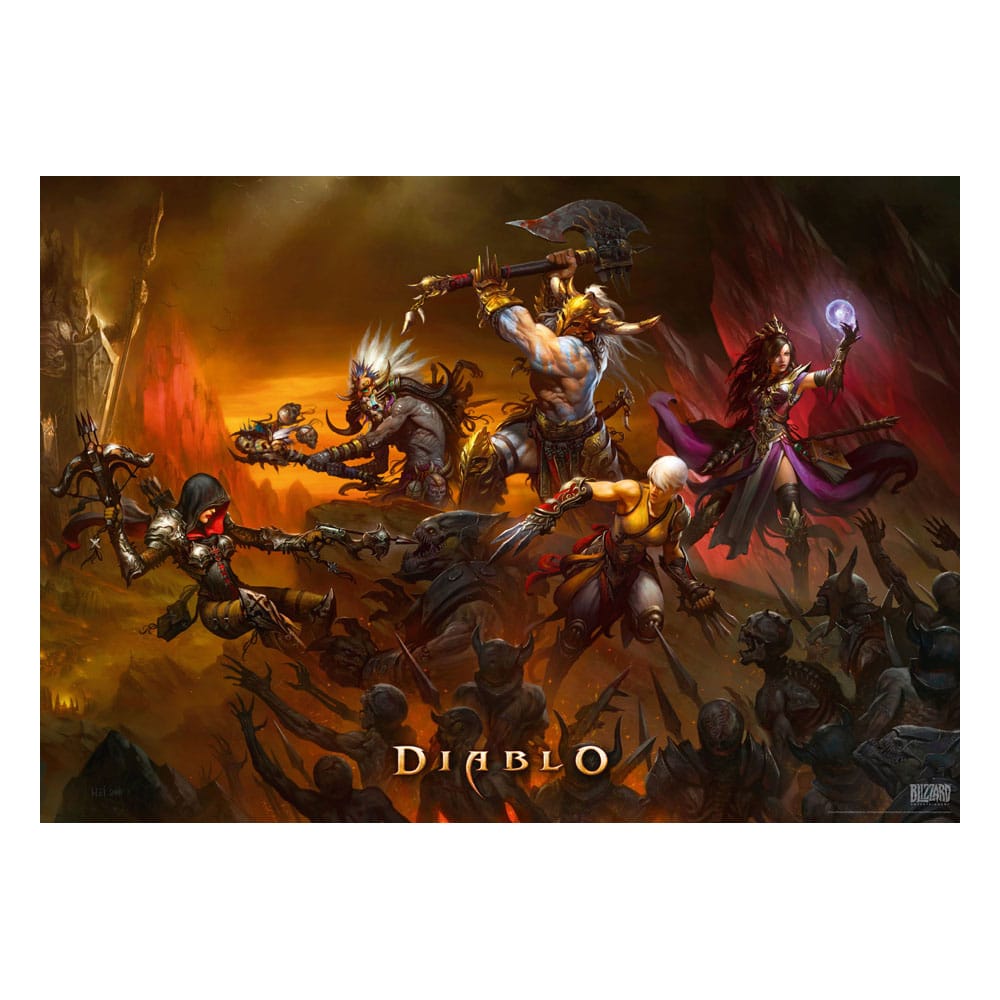 Diablo Gaming Puzzle Heroes Battle (1000 Teile)                       - Versand: 5-7 Tage nach Bestellung