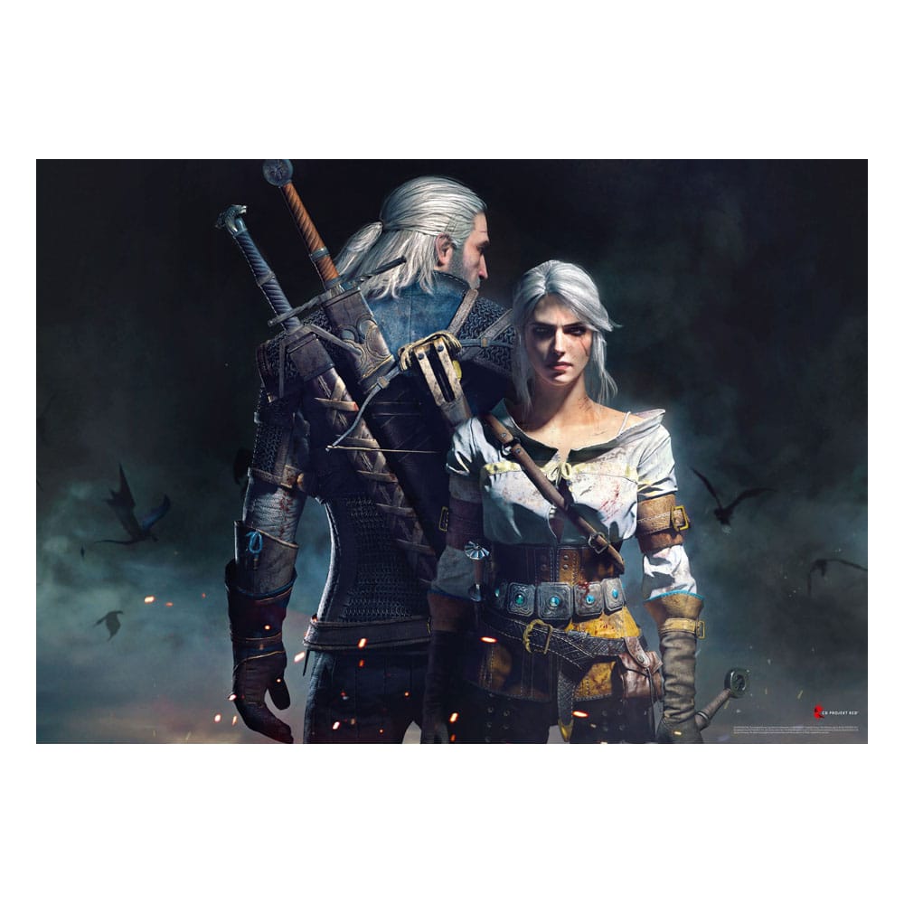 The Witcher Gaming Puzzle Geralt & Ciri (1000 Teile)                         - Versand: 5-7 Tage nach Bestellung
