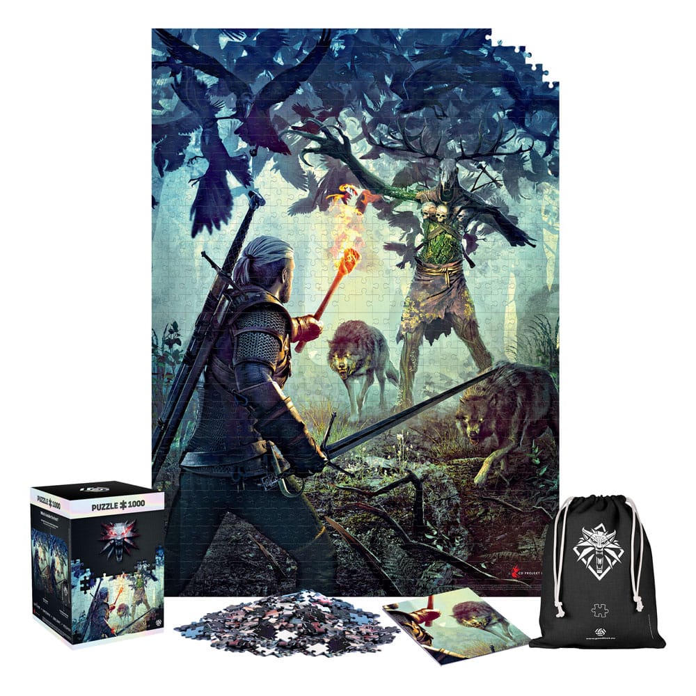 The Witcher Premium Puzzle Leshen (1000 Teile)                 - Versand: 5-7 Tage nach Bestellung
