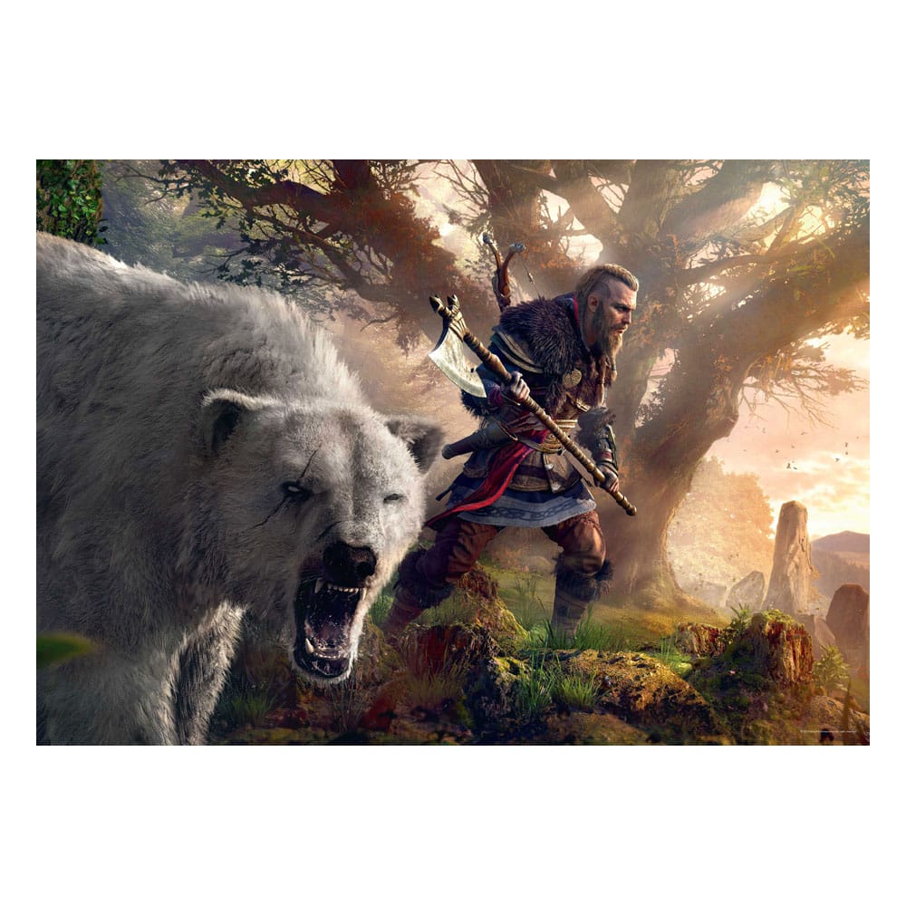Assassin's Creed Valhalla Premium Puzzle Eivor & Polar Bear (1000 Teile)                  - Versand: 5-7 Tage nach Bestellung