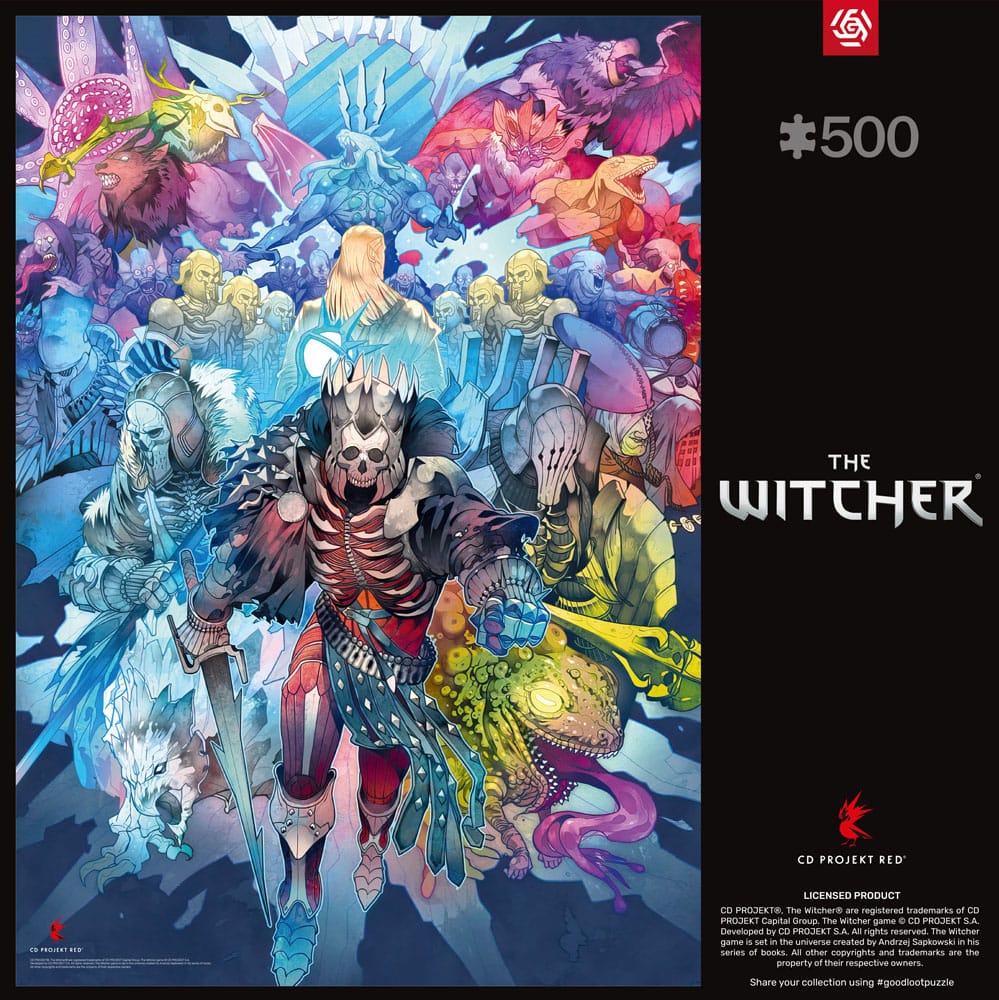 The Witcher Gaming Puzzle Monster Faction (500 Teile)                          - Versand: 5-7 Tage nach Bestellung