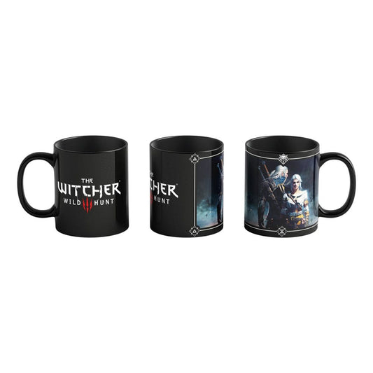 The Witcher III: Wild Hunt Tasse mit Thermoeffekt Geralt & Ciri 480 ml - Versand: 5-7 Tage nach Bestellung