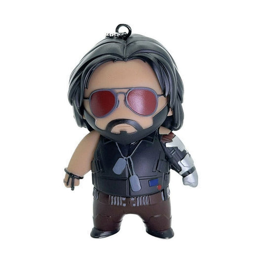 Cyberpunk 2077 Figur zum Aufhängen Johnny Silverhand 10 cm - Preorder - ETA: 12.12.2026