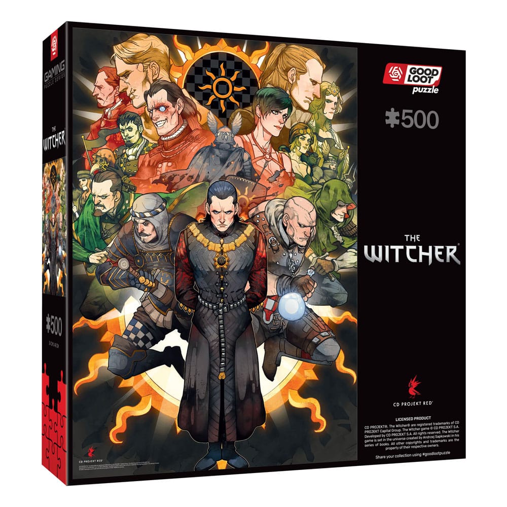 The Witcher Gaming Puzzle Nilfgaard (500 Teile)                           - Versand: 5-7 Tage nach Bestellung