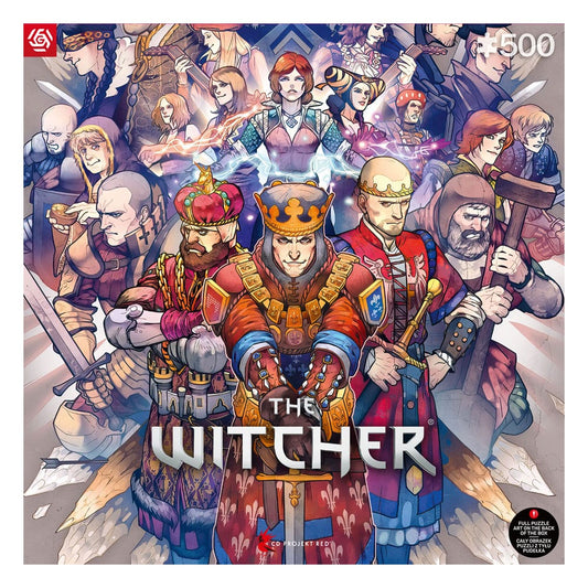 The Witcher Gaming Puzzle Northern Realms (500 Teile)                            - Versand: 5-7 Tage nach Bestellung