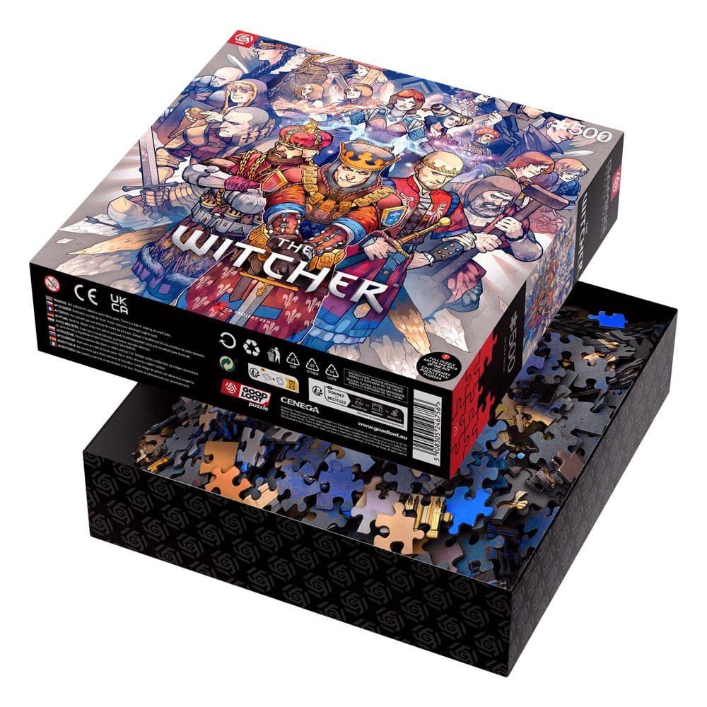 The Witcher Gaming Puzzle Northern Realms (500 Teile)                            - Versand: 5-7 Tage nach Bestellung
