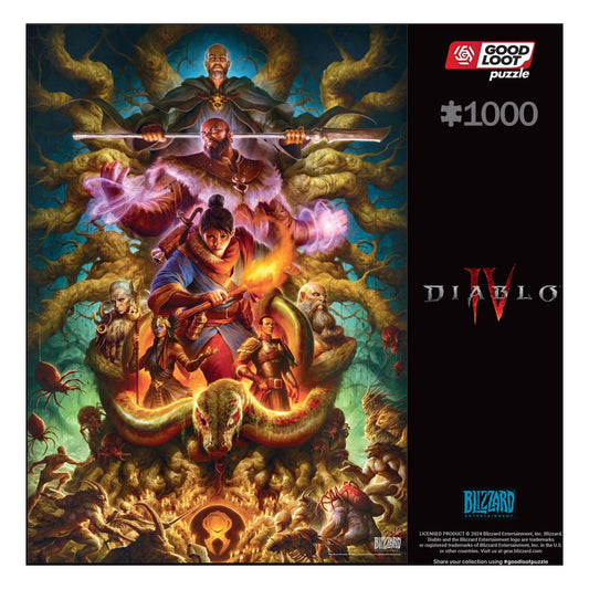 Diablo IV Gaming Puzzle Horadrim (1000 Teile)                       - Versand: 5-7 Tage nach Bestellung