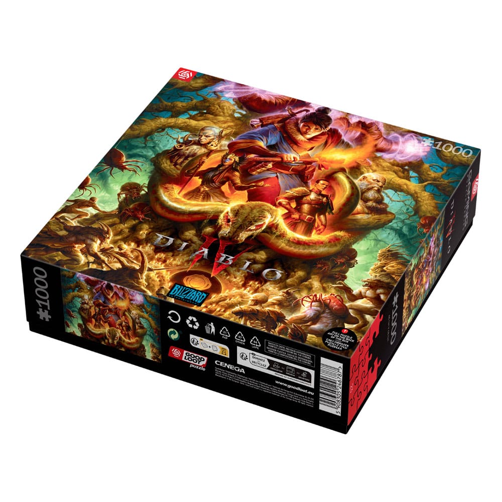 Diablo IV Gaming Puzzle Horadrim (1000 Teile)                       - Versand: 5-7 Tage nach Bestellung