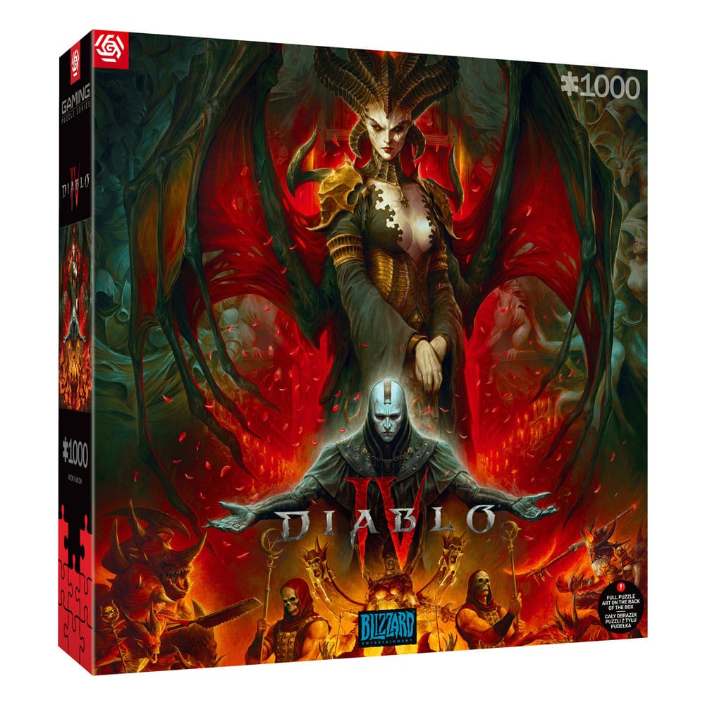 Diablo IV Gaming Puzzle Lilith Composition (1000 Teile)                        - Versand: 5-7 Tage nach Bestellung