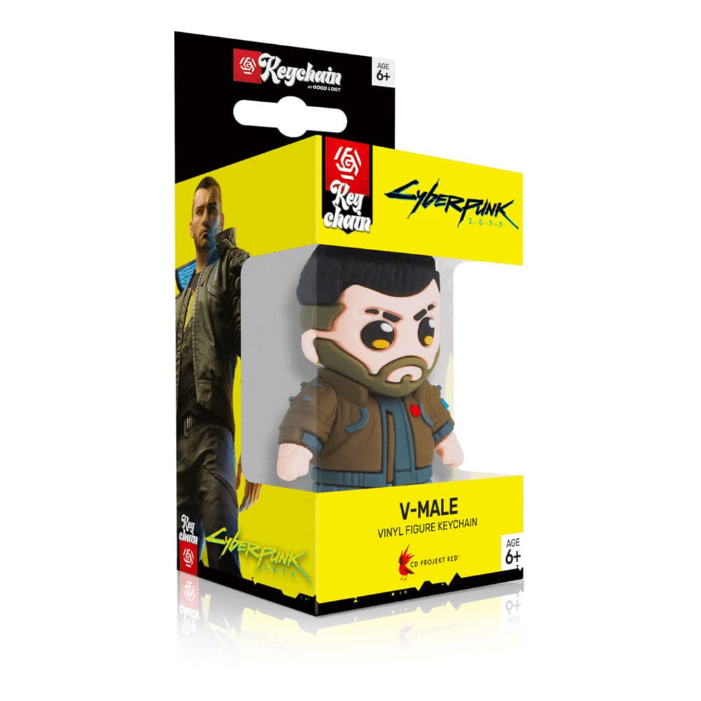 Cyberpunk 2077 Vinyl Schlüsselanhänger V-Male - Versand: 5-7 Tage nach Bestellung