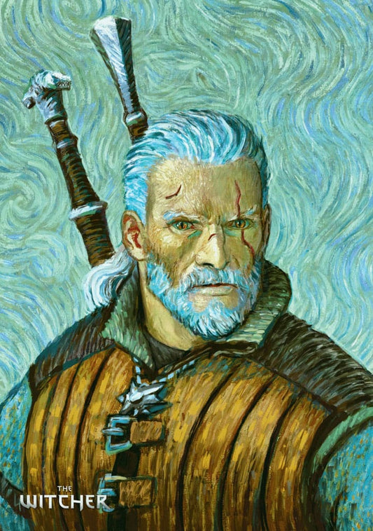The Witcher III: Wild Hunt Game Art Chronicles Puzzle Geralt inspired by Vincent van Gogh (1000 Teile)                          - Versand: 5-7 Tage nach Bestellung
