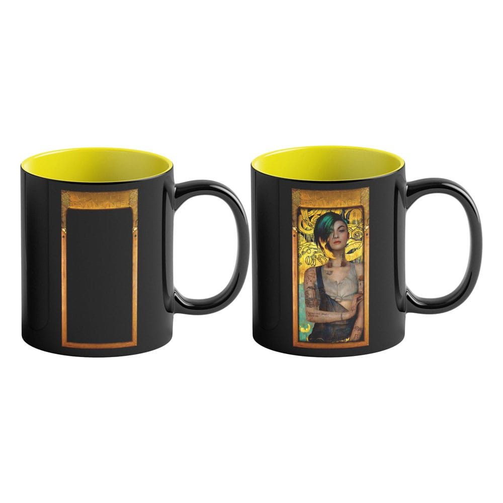 Cyberpunk 2077 Game Art Chronicles Tasse mit Thermoeffekt Judy inspired by Gustav Klimt 450 ml  - Preorder - ETA: 15.11.2025