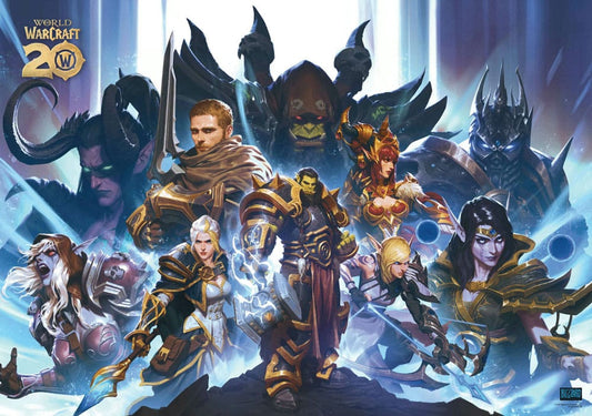 World of Warcraft Puzzle 20th Anniversary (1000 Teile)                                 - Versand: 5-7 Tage nach Bestellung