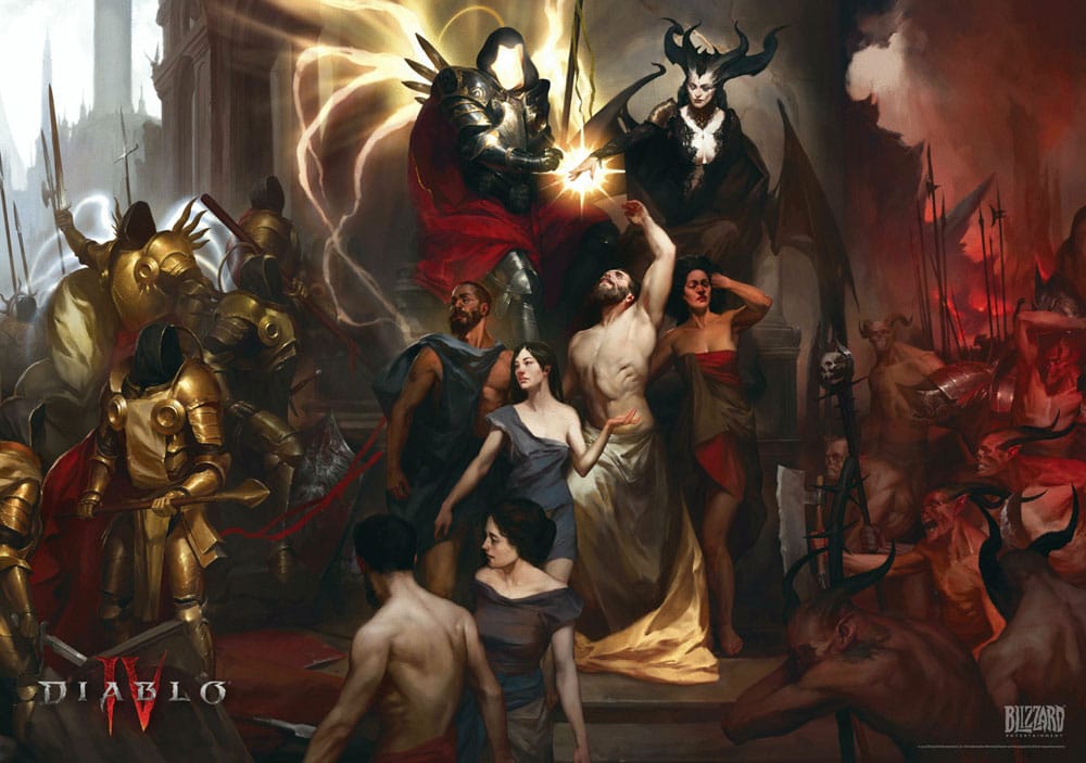 Diabo IV Puzzle Birth of Nephalem (1000 Teile)                                 - Versand: 5-7 Tage nach Bestellung