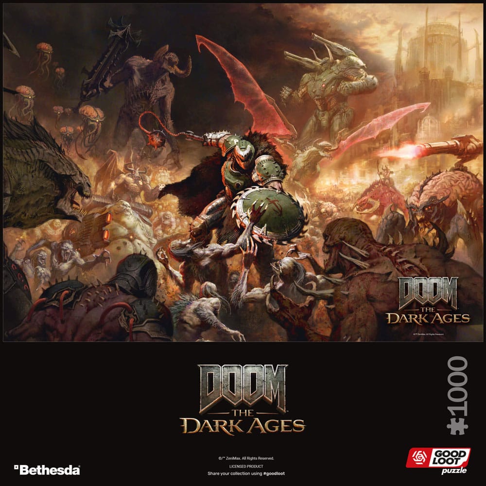 Doom The Dark Ages Puzzle Slayer's Rag (1000 Teile)                                 - Versand: 5-7 Tage nach Bestellung