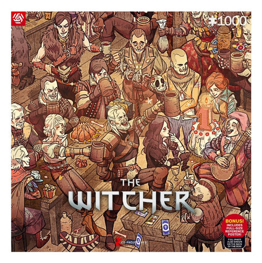 The Witcher Puzzle Birthday (1000 Teile) - Versand: 7 Tage nach Bestellung