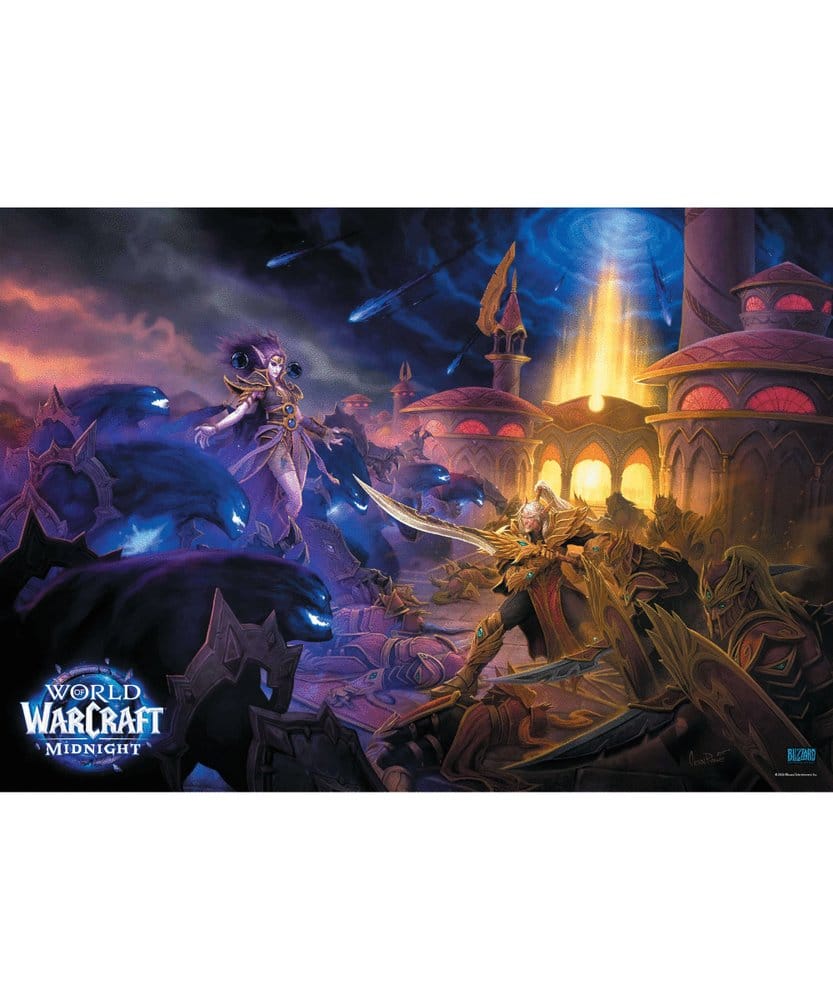 World of Warcraft Puzzle Midnight Against the Void (1000 Teile) - Versand: 7 Tage nach Bestellung
