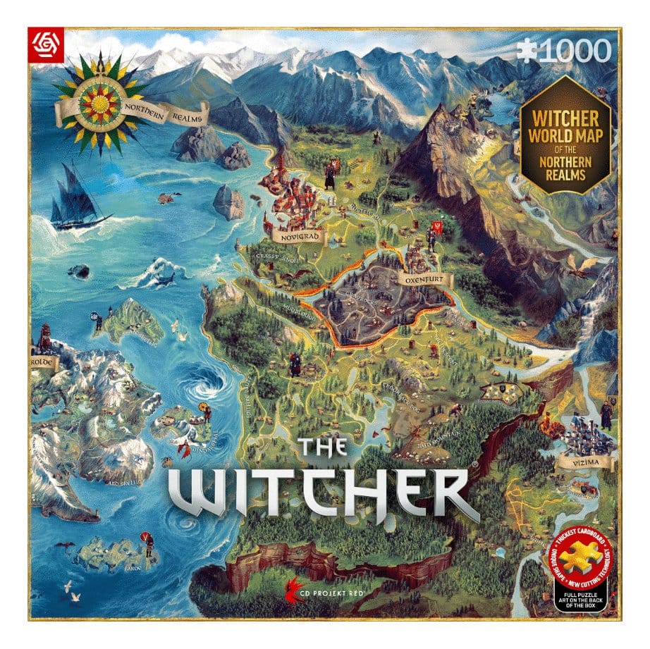 The Witcher Puzzle The Northern Realms Map (1000 Teile) - Preorder - ETA: 25.11.2026